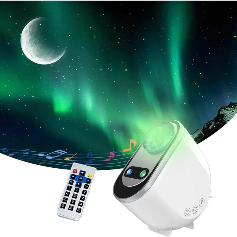 Galaxy Night Light: LED Star Projector for Home Bedroom Decor