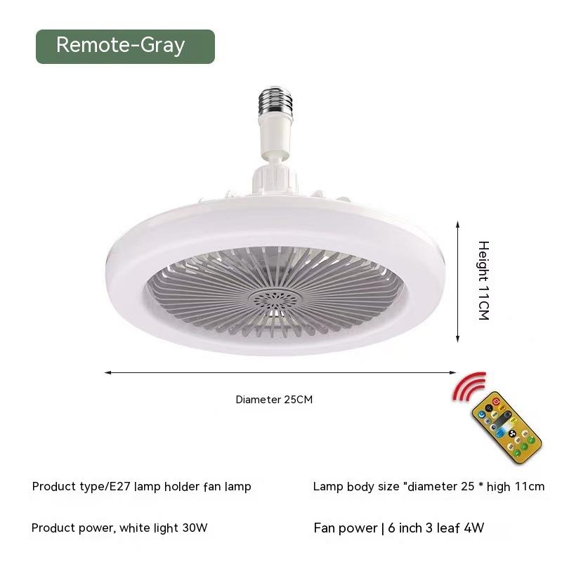 Remote Control Small Fan Lamp Screw Adjustable Light Bedroom Aromatherapy