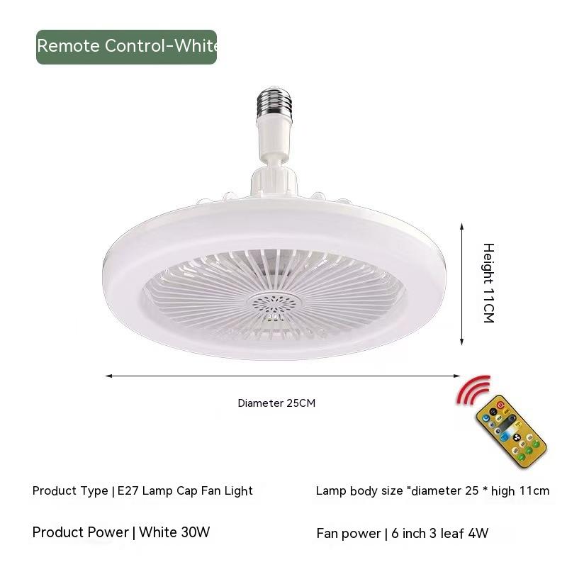 Remote Control Small Fan Lamp Screw Adjustable Light Bedroom Aromatherapy