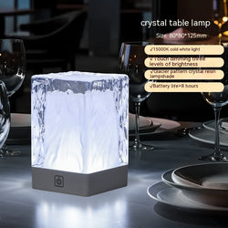 Crystal Lamp Atmosphere Simple Desktop Night Light Touch Home Decor