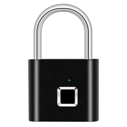 Keyless USB Charging Fingerprint Lock Smart Padlock Waterproof Door Lock |Unlock Portable Anti-theft Padlock Zinc