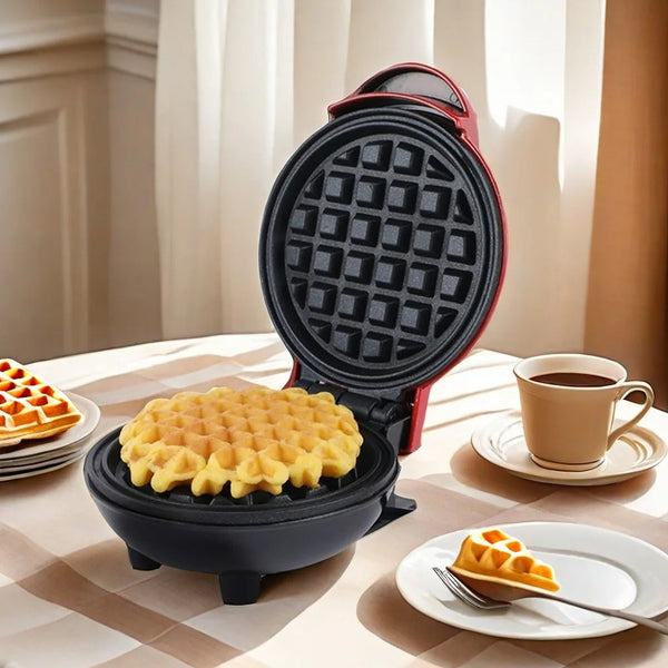 Waffle Maker – Non-Stick Breakfast Machine for Quick & Easy Snacks | 350W Electric Waffle Iron