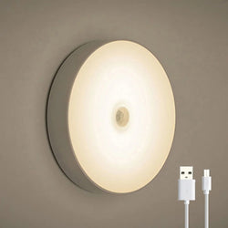 Motion Sensor Wireless Night Lights USB Charging Under Cabinet Light Closet Lamp Wall Stickers Induction Lamp Home Decor